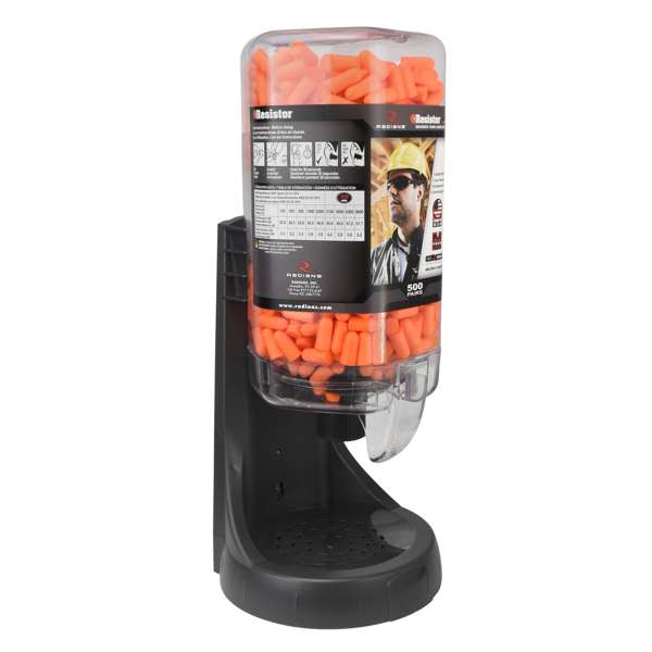 Radians FPD-500L70_STY Refillable Dispenser with Resistor® 32 FP70 Plugs - Hearing Protection