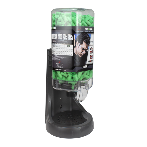 Radians FPD-500L30_STY Refillable Dispenser with Detour® 32 Earplugs - Hearing Protection
