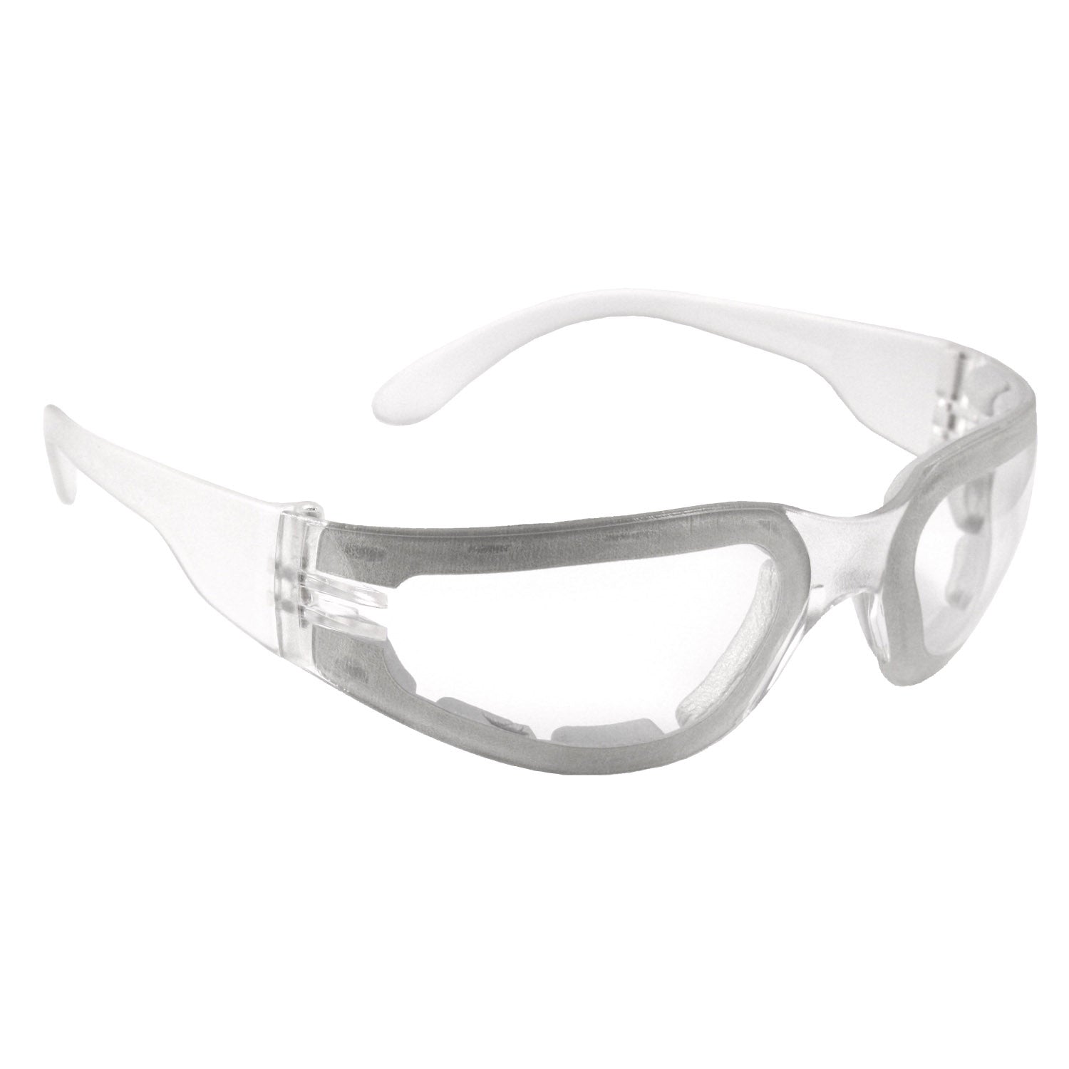 Mirage™ Foam Safety Eyewear Clear Frame Clear Anti-Fog Lens