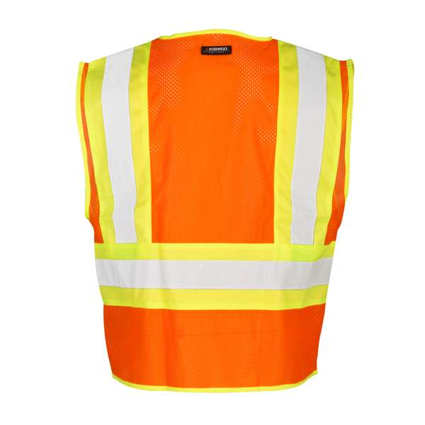 Kishigo 1055 Contrasting Mesh Vest - Safety Vest