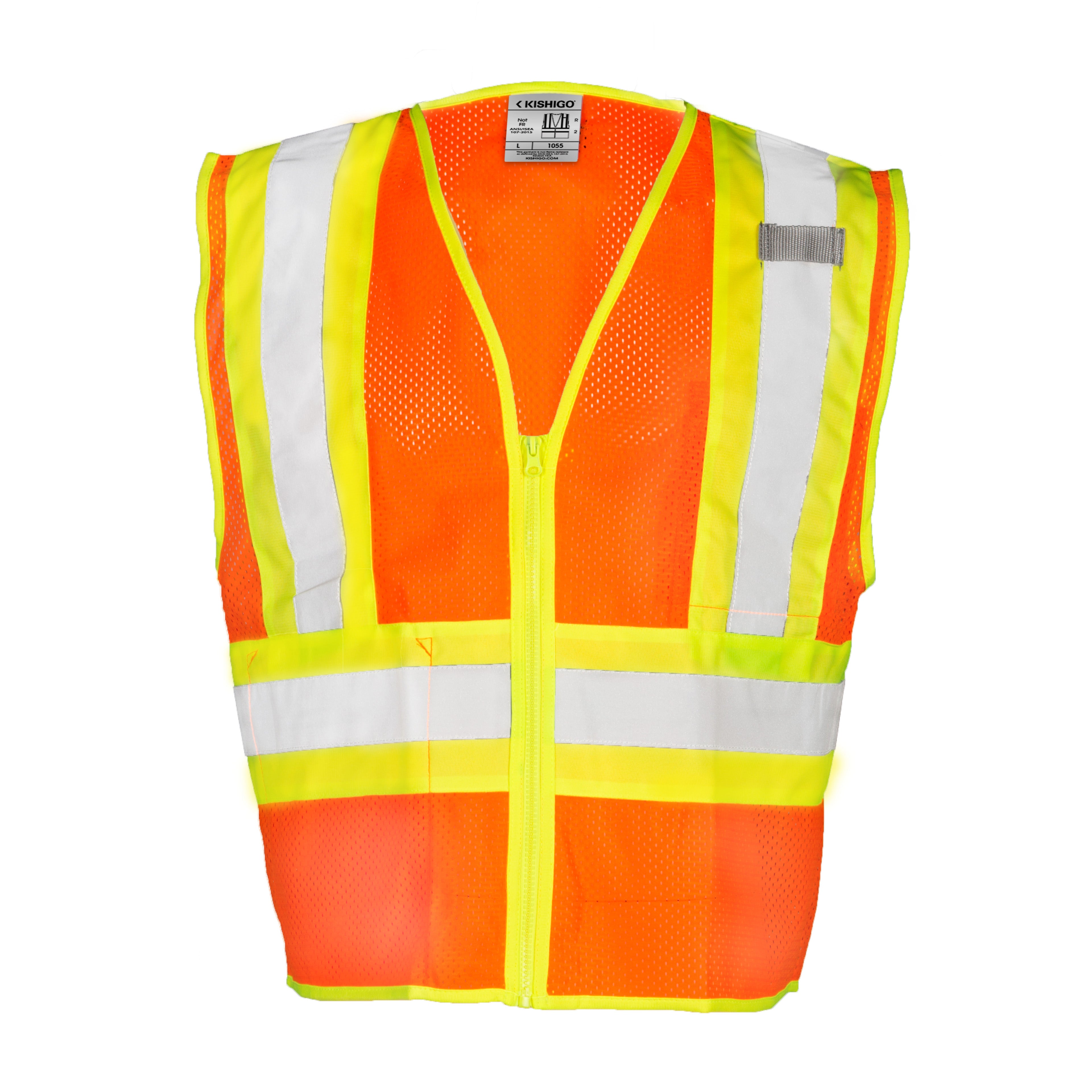 Kishigo 1055 Contrasting Mesh Vest - Safety Vest