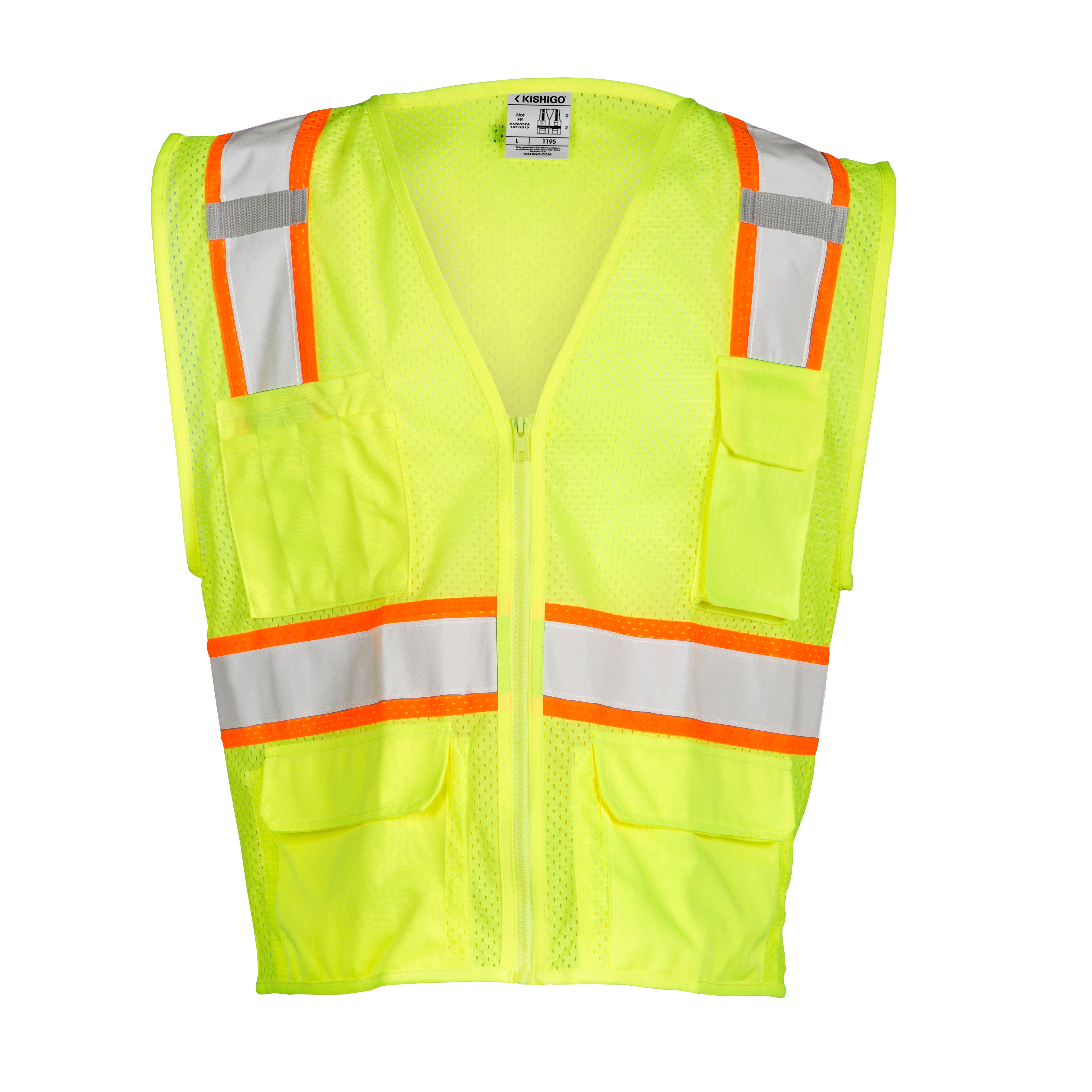 Kishigo 1195 All Mesh Contrast Vest - Safety Vest