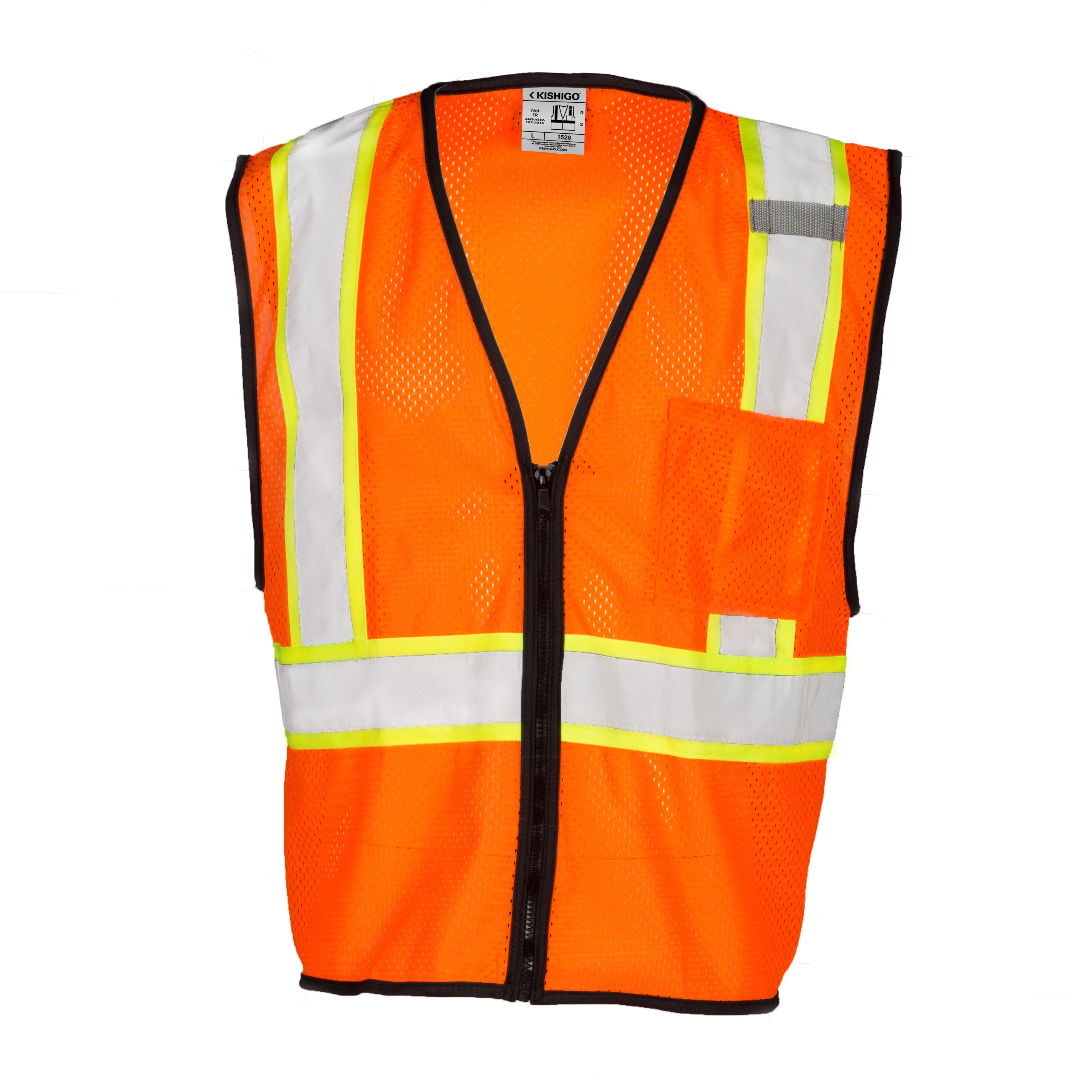 Single Pocket Contrasting Mesh Vest - Economy