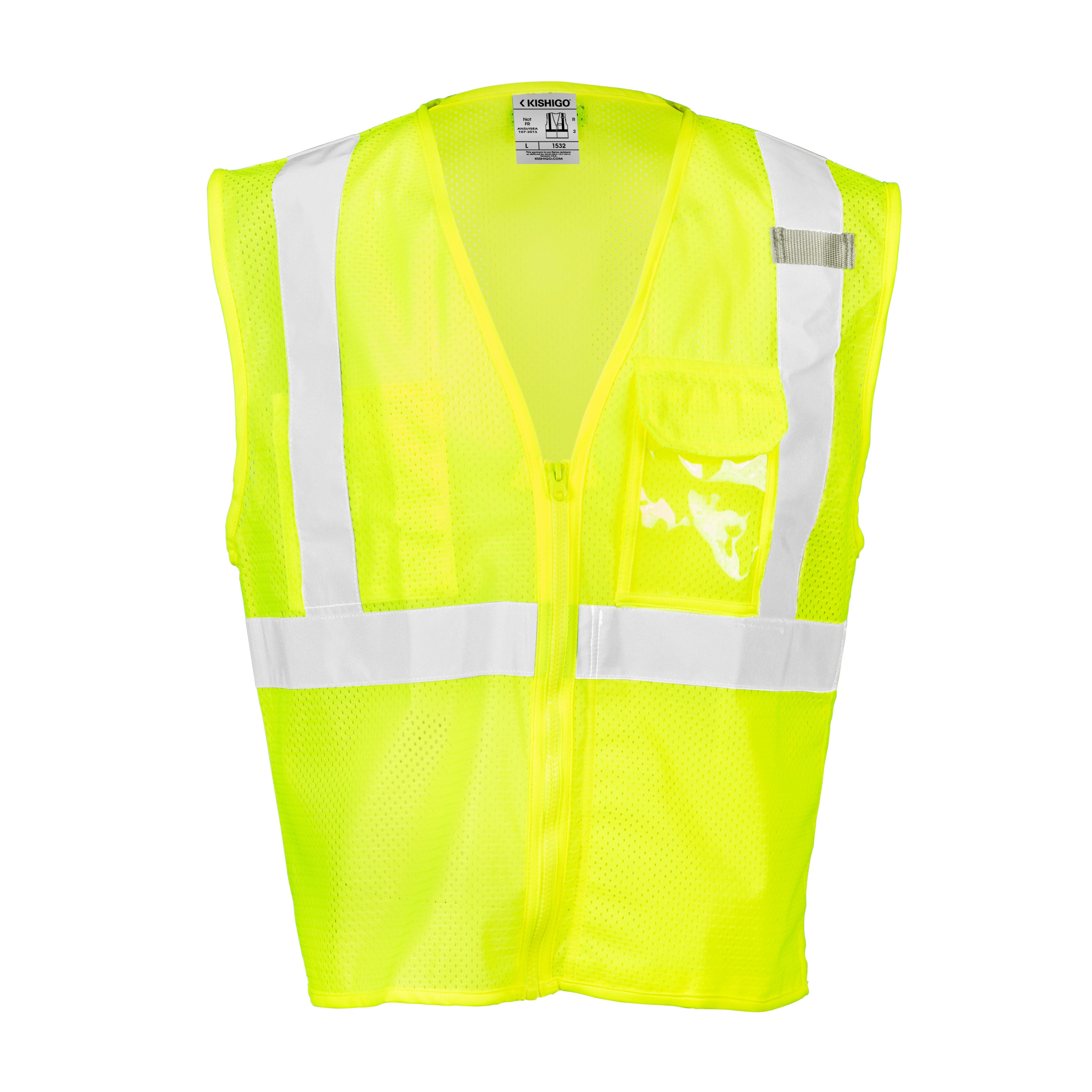 Kishigo 1532 Clear ID Vest - Safety Vest