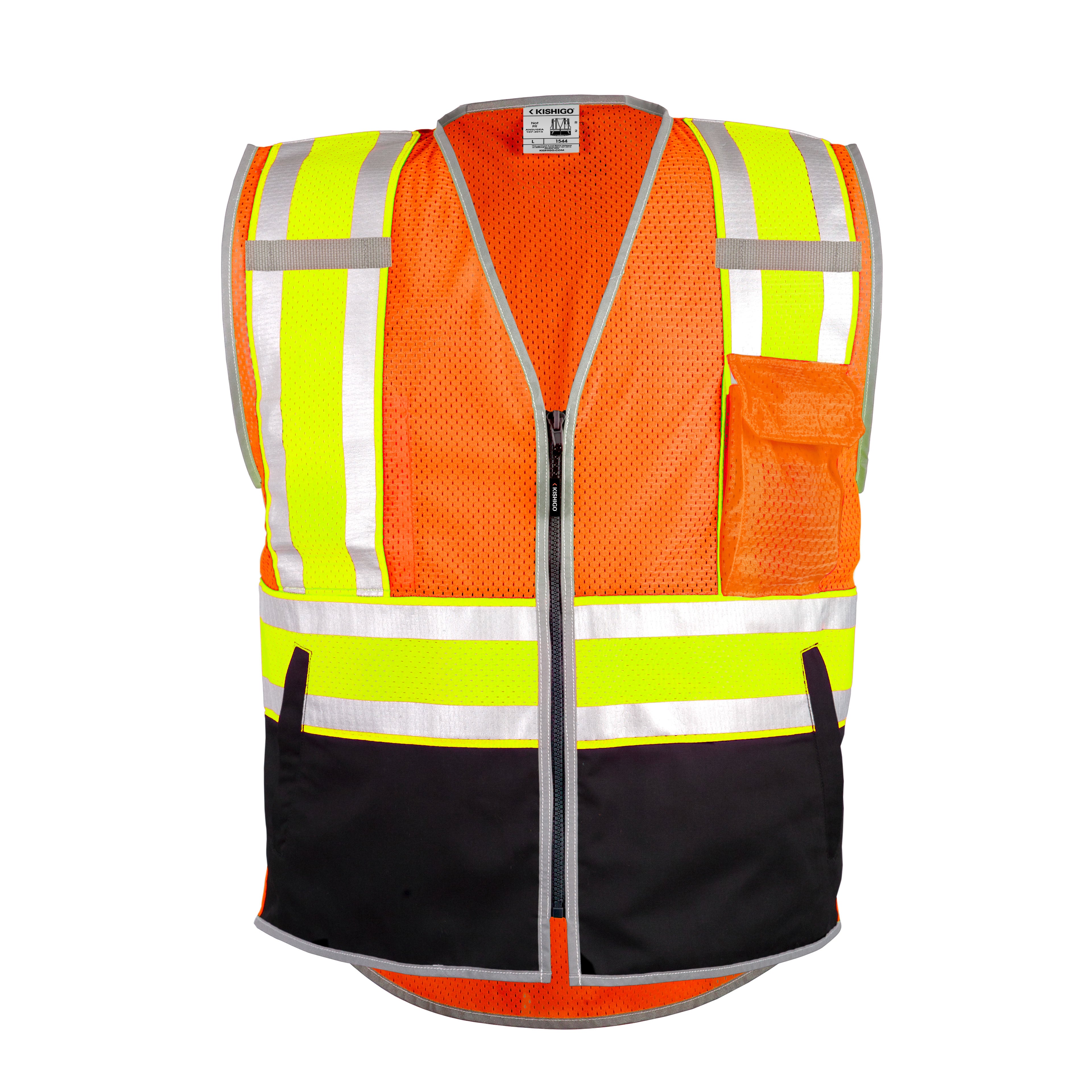 Kishigo 1544 Premium Brilliant Series Ultimate Reflective Vest - Safety Vest