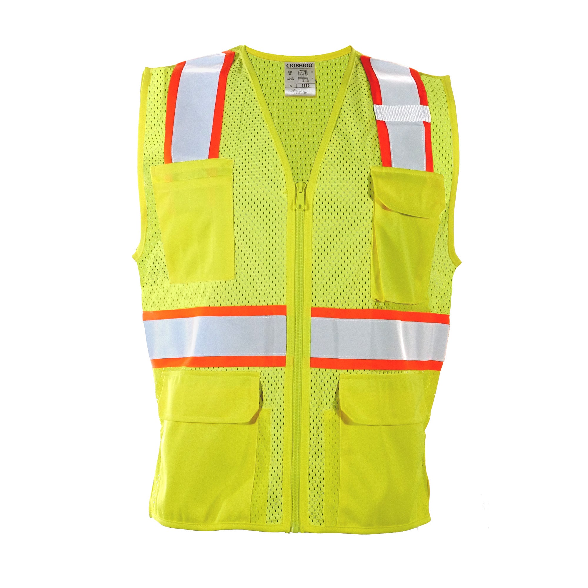 Kishigo 1586 Women's All Mesh Contrast Vest - Safety Vest