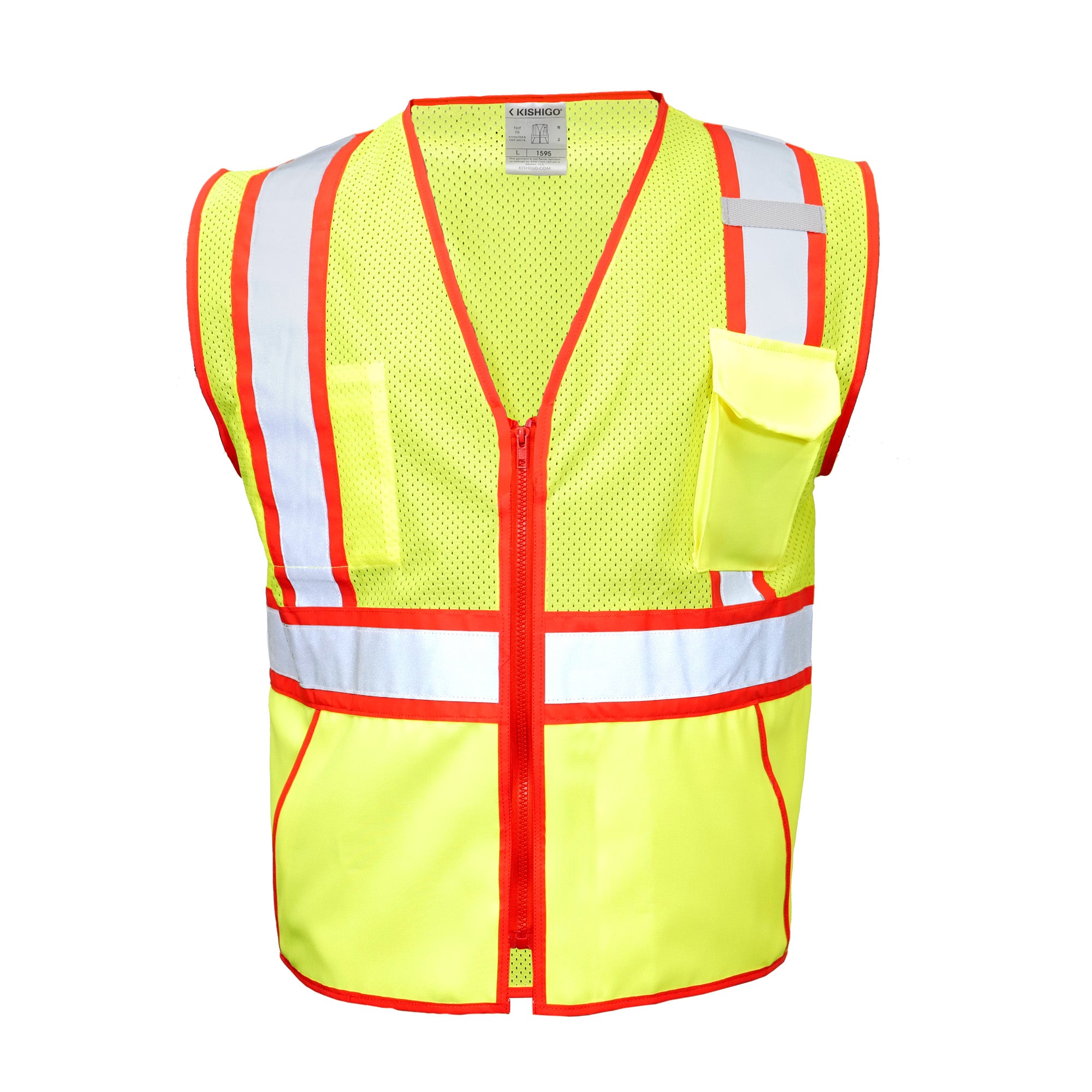 Kishigo 1595 Reflective Color Contrast Vest - Safety Vest