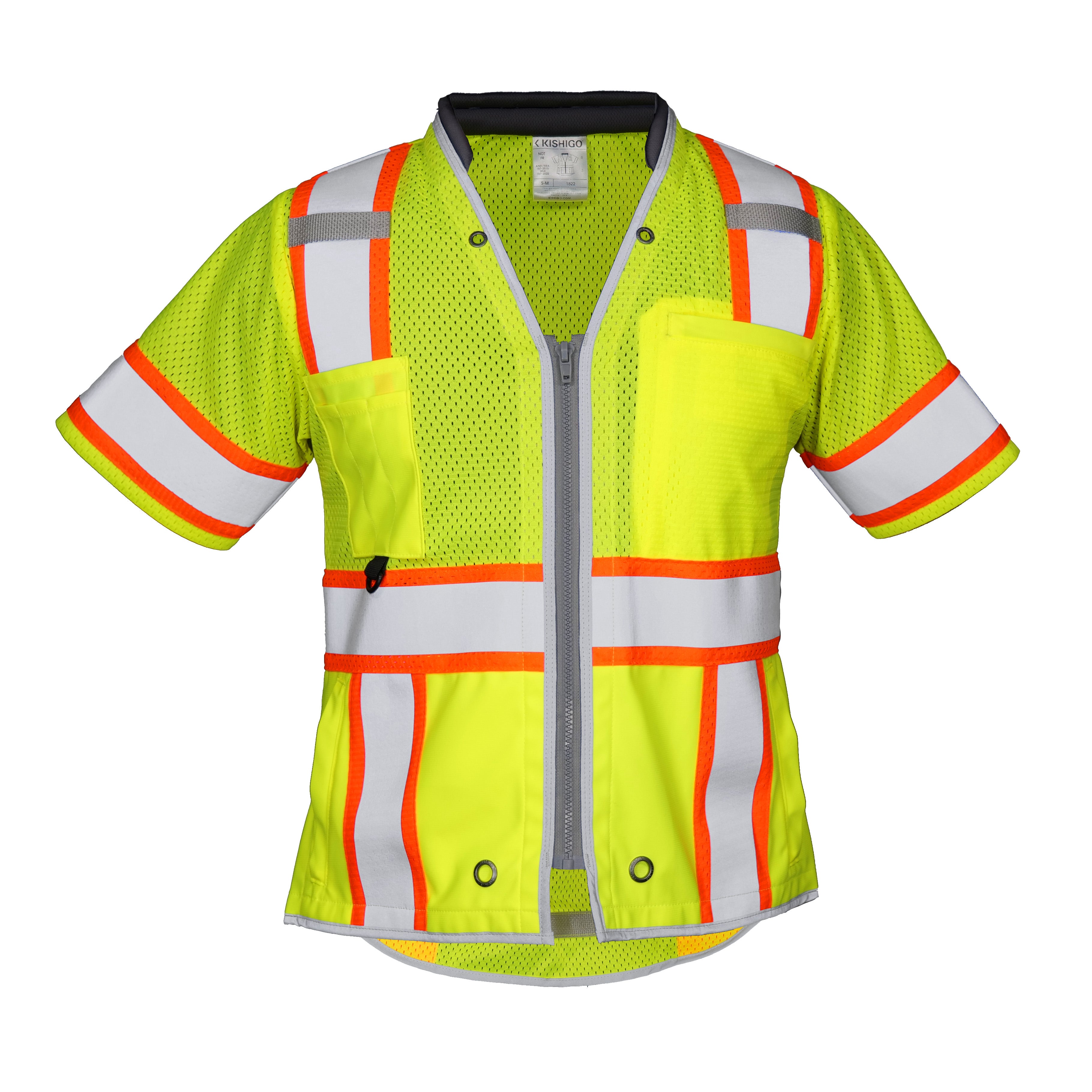 Kishigo 1822 Premium Brilliant Women's Class 3 Vest ANSI Class 3 - Safety Vest