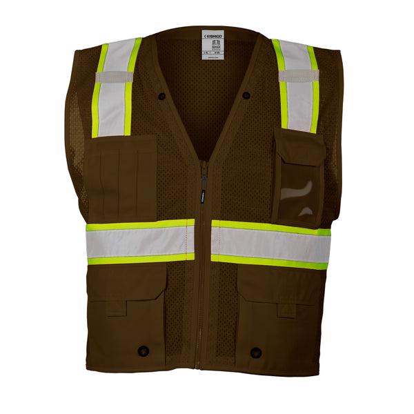 B108 Enhanced Visibility Multi Pocket Mesh Vest | Kishigo – BDG Safety