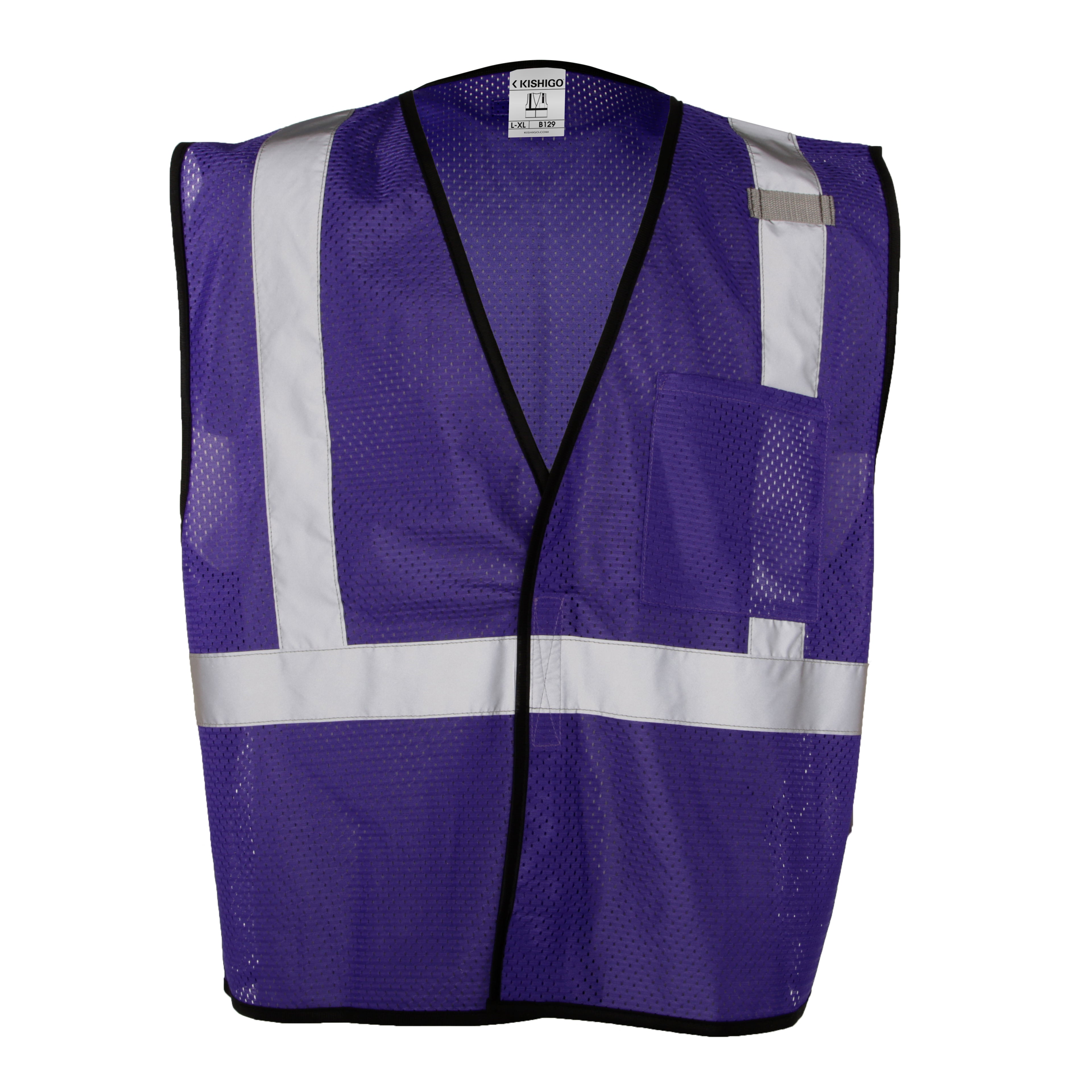 Kishigo B129 Enhanced Visibility Mesh Vest - Safety Vest
