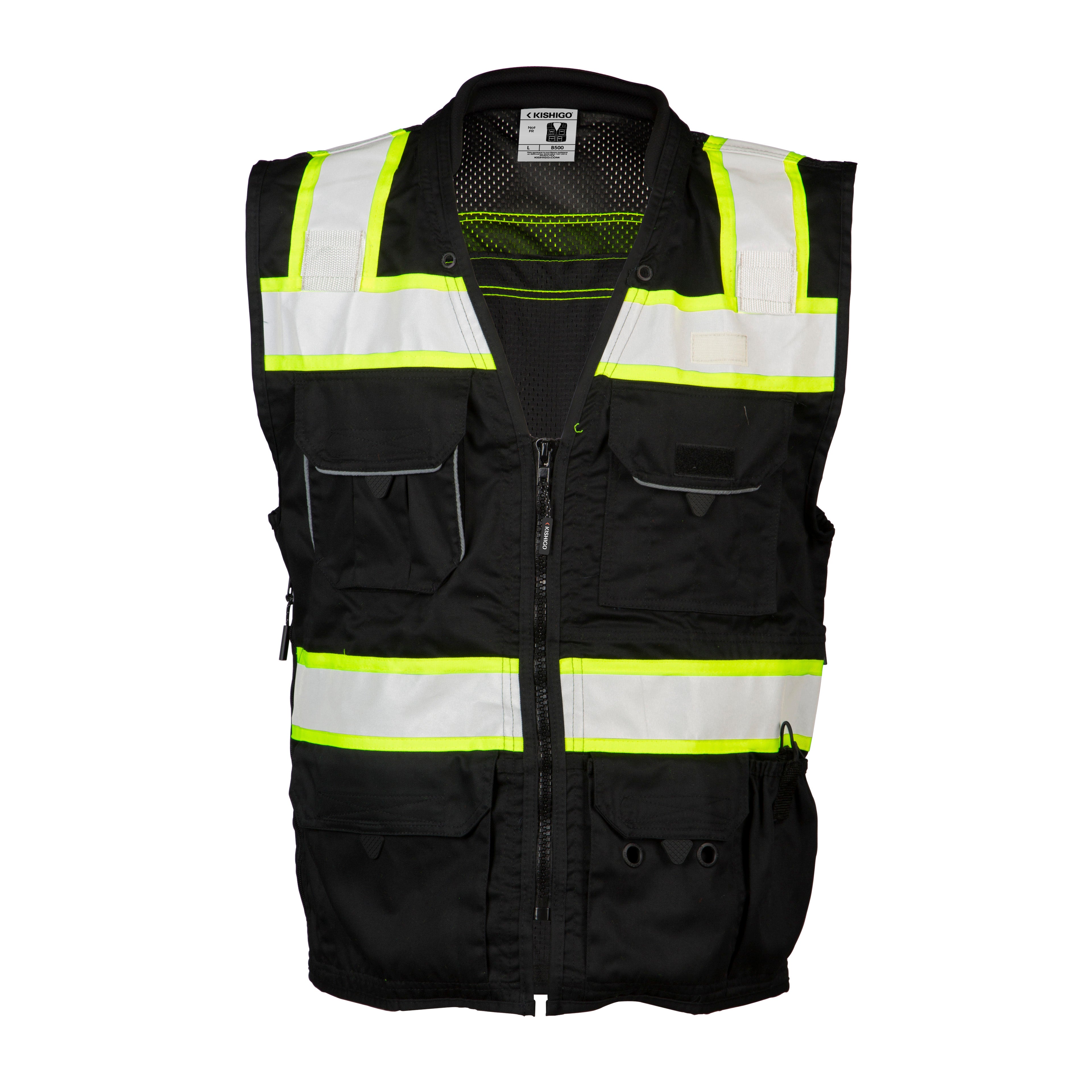 Kishigo B500 Enhanced Visibility Professional Utility Vest - Safety Vest
