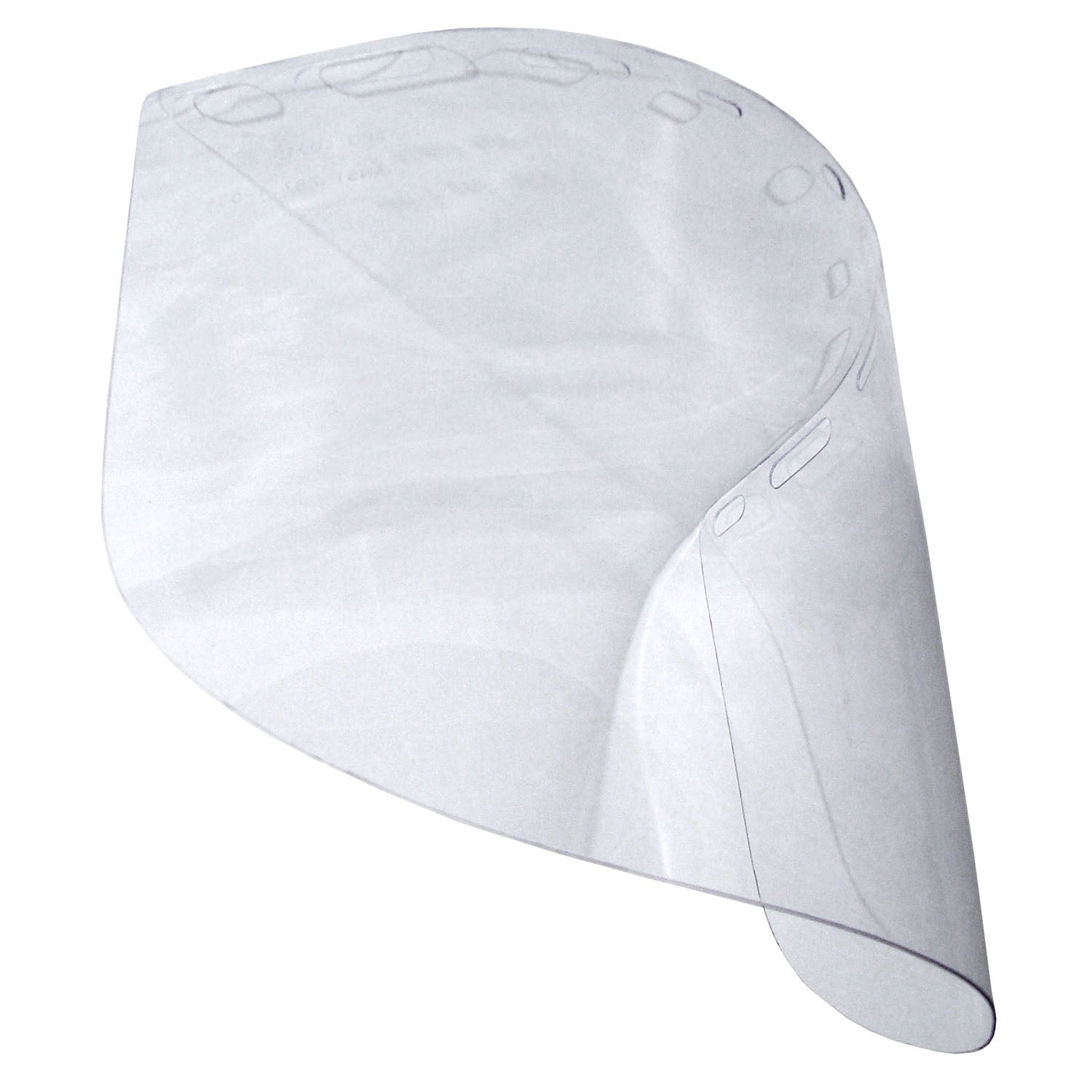 Clear PC Face Shield .040 x 8 x 15 1/2 Clear PC