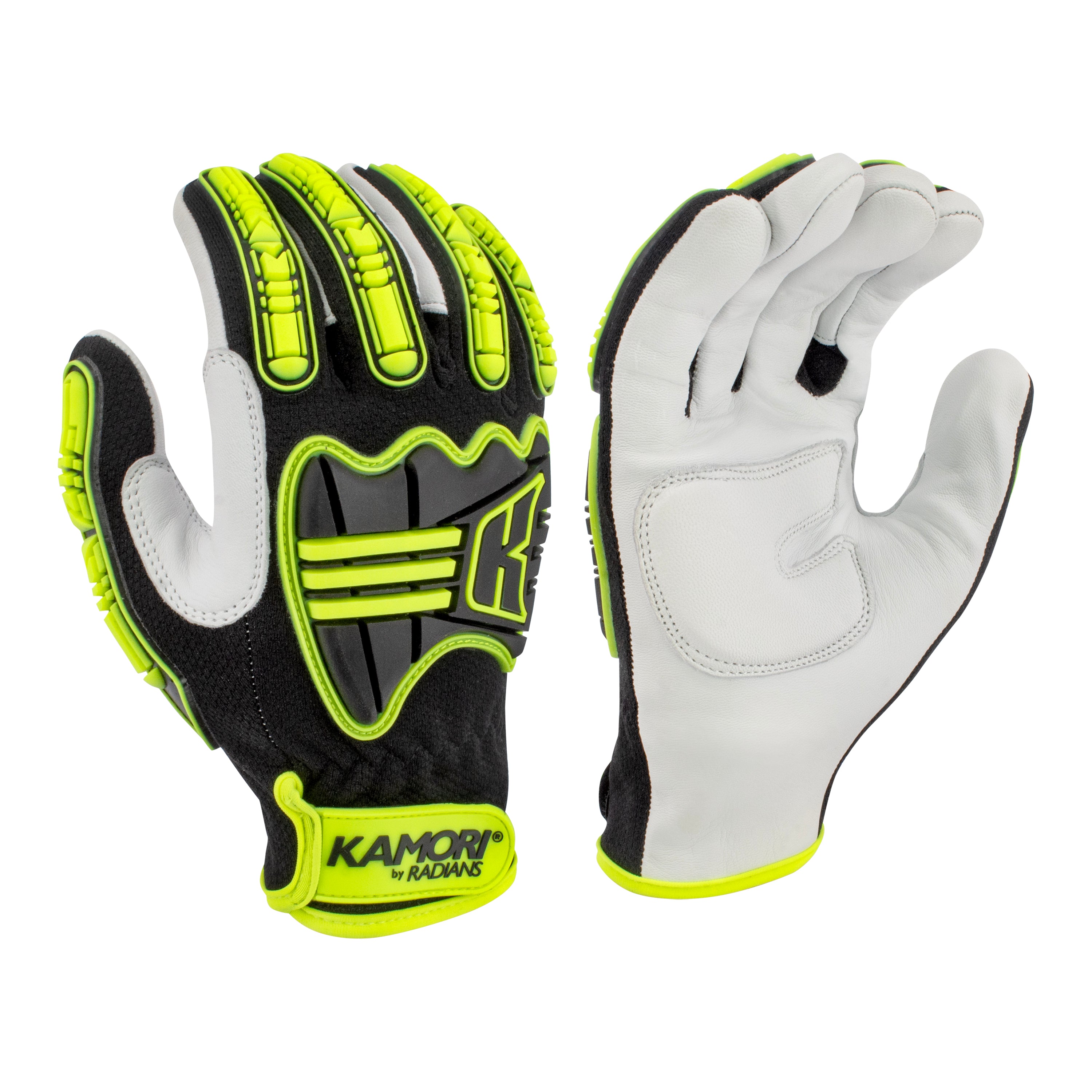 Radians RWG152 RWG152 KAMORI® A6 White Grain Goatskin Palm With TPR - Work Gloves