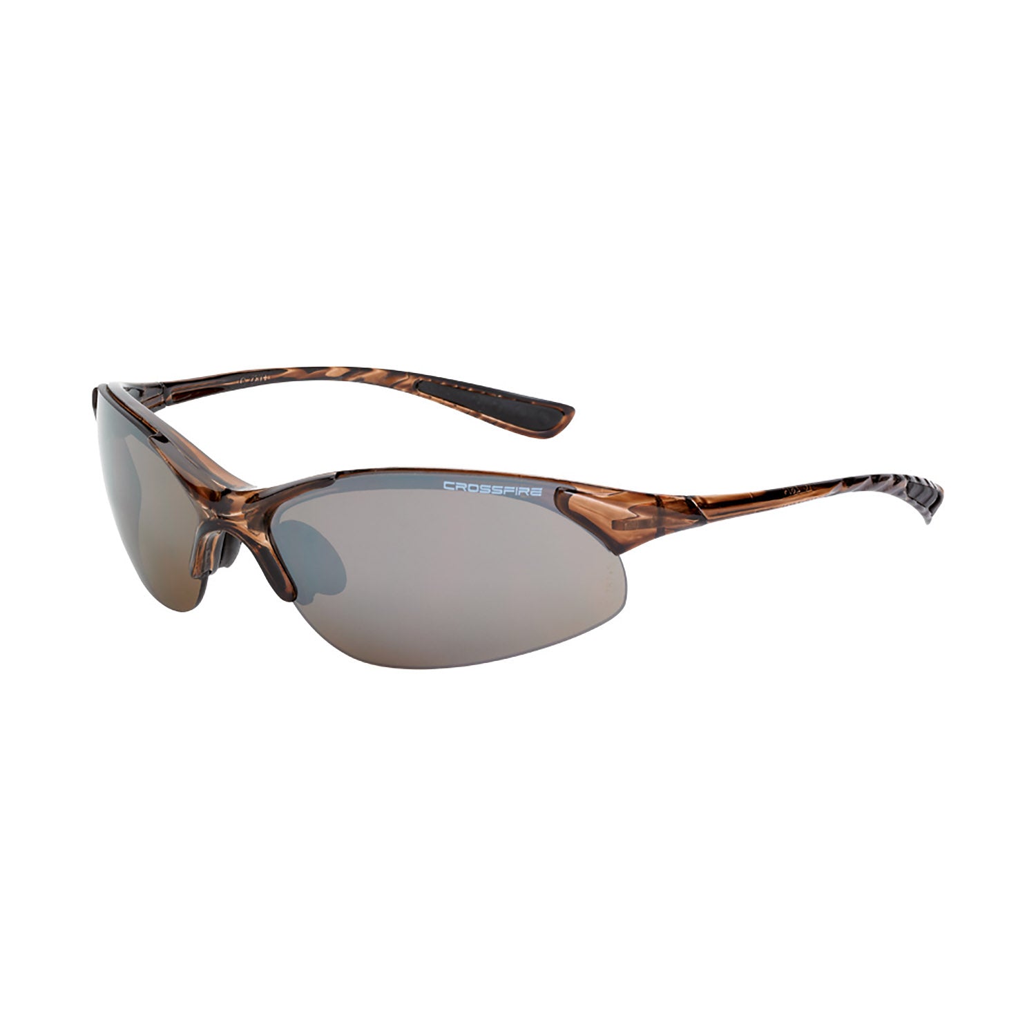 XCBR Premium Safety Eyewear Crystal Brown Frame HD Brown Mirror Lens