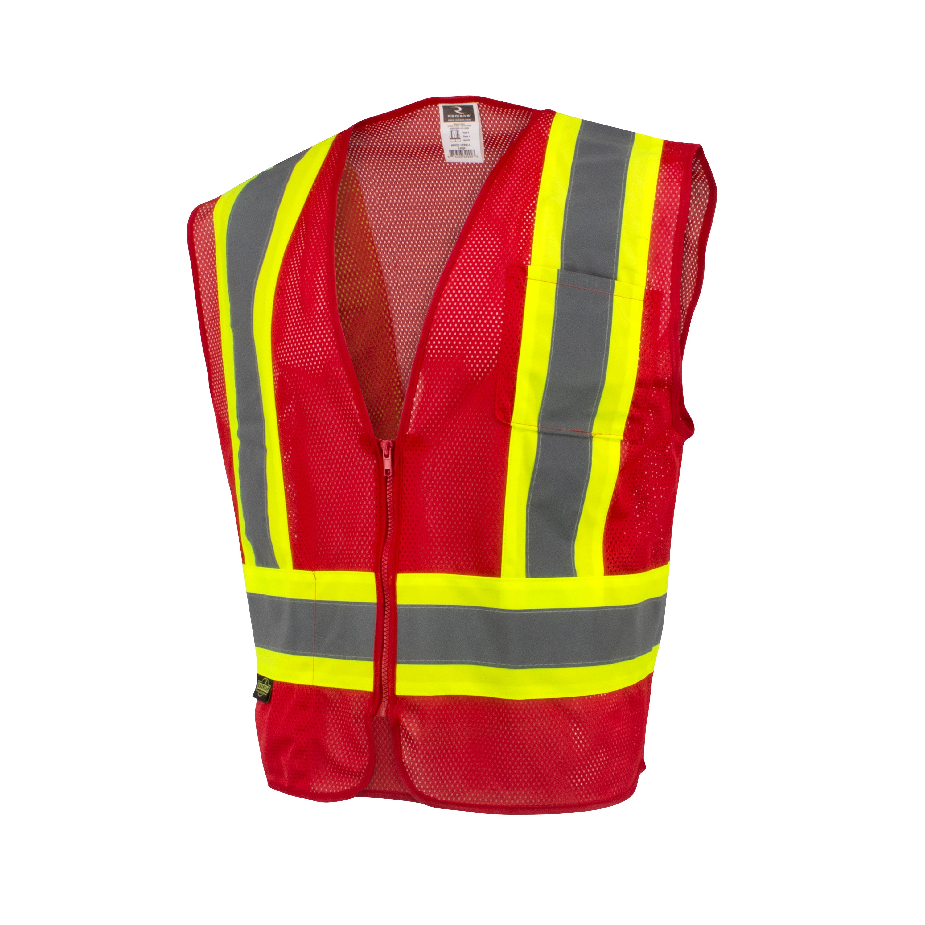 Radians SV22-1 SV22-1 Economy Type O Class 1 Two Tone Safety Vest ANSI Class 1