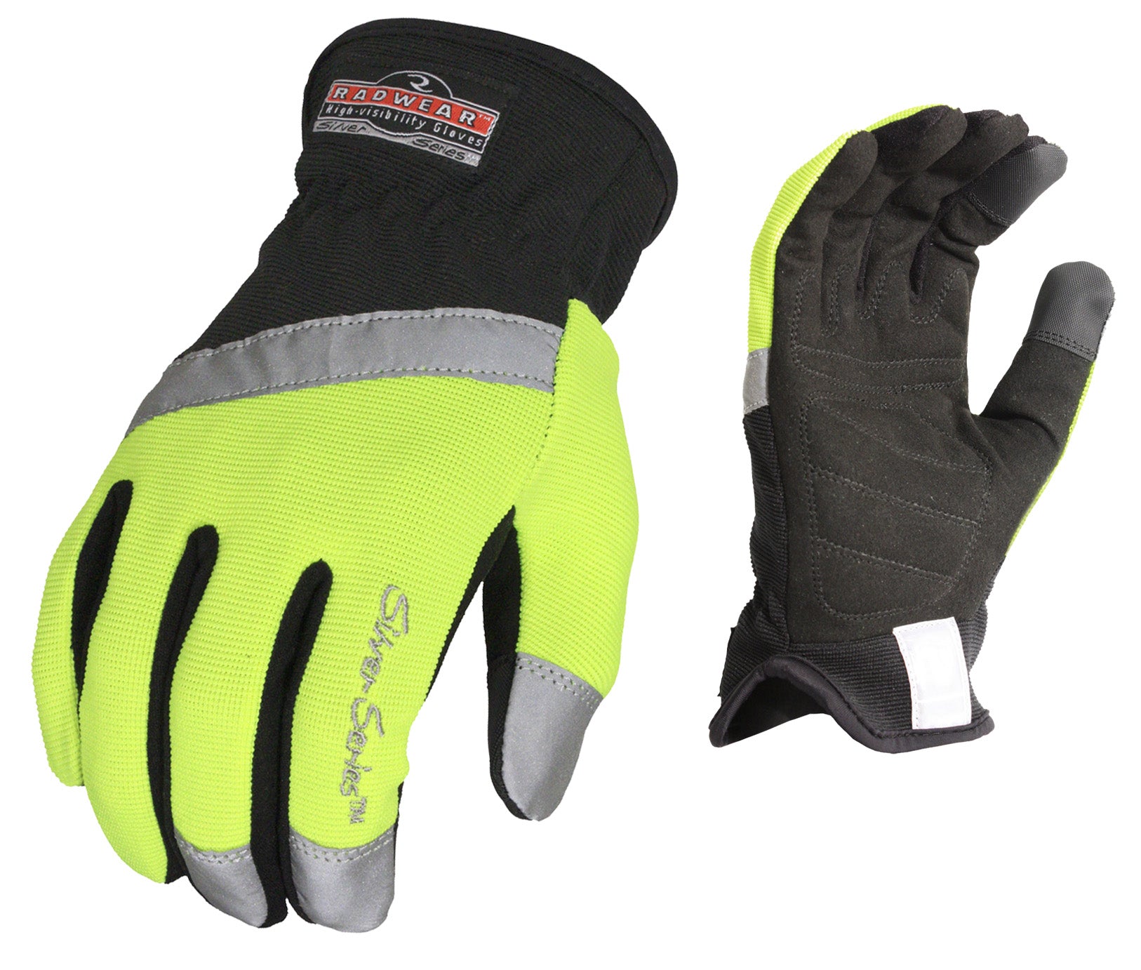 Radians RWG100 RWG100 Radwear® Silver Series™ Synthetic High Visibility All Purpose Utility Glove - Work Gloves