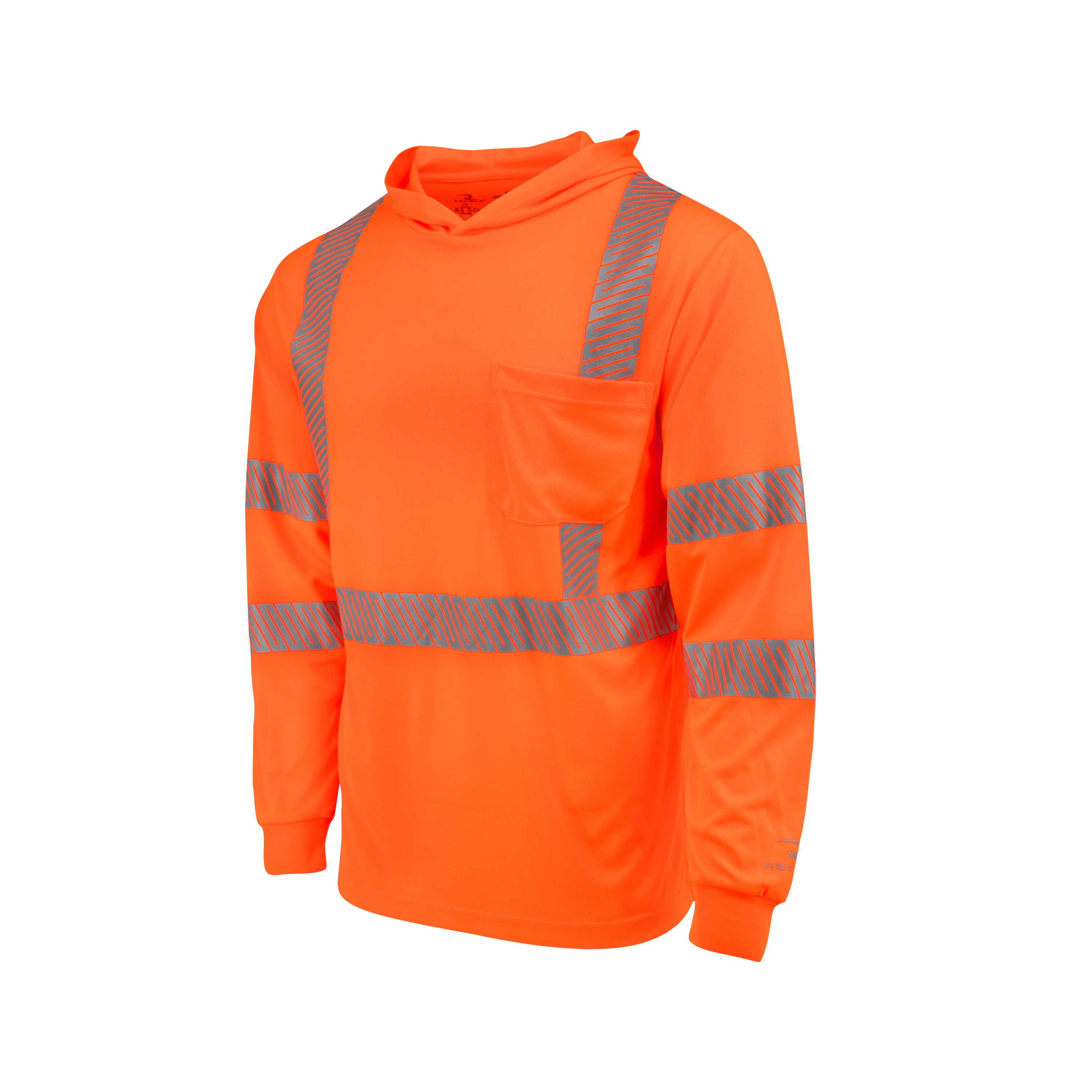 Radians ST61-3 ST61-3 Hooded Type R Class 3 Mesh Long Sleeve T-Shirt ANSI Class 3 - Safety Shirt