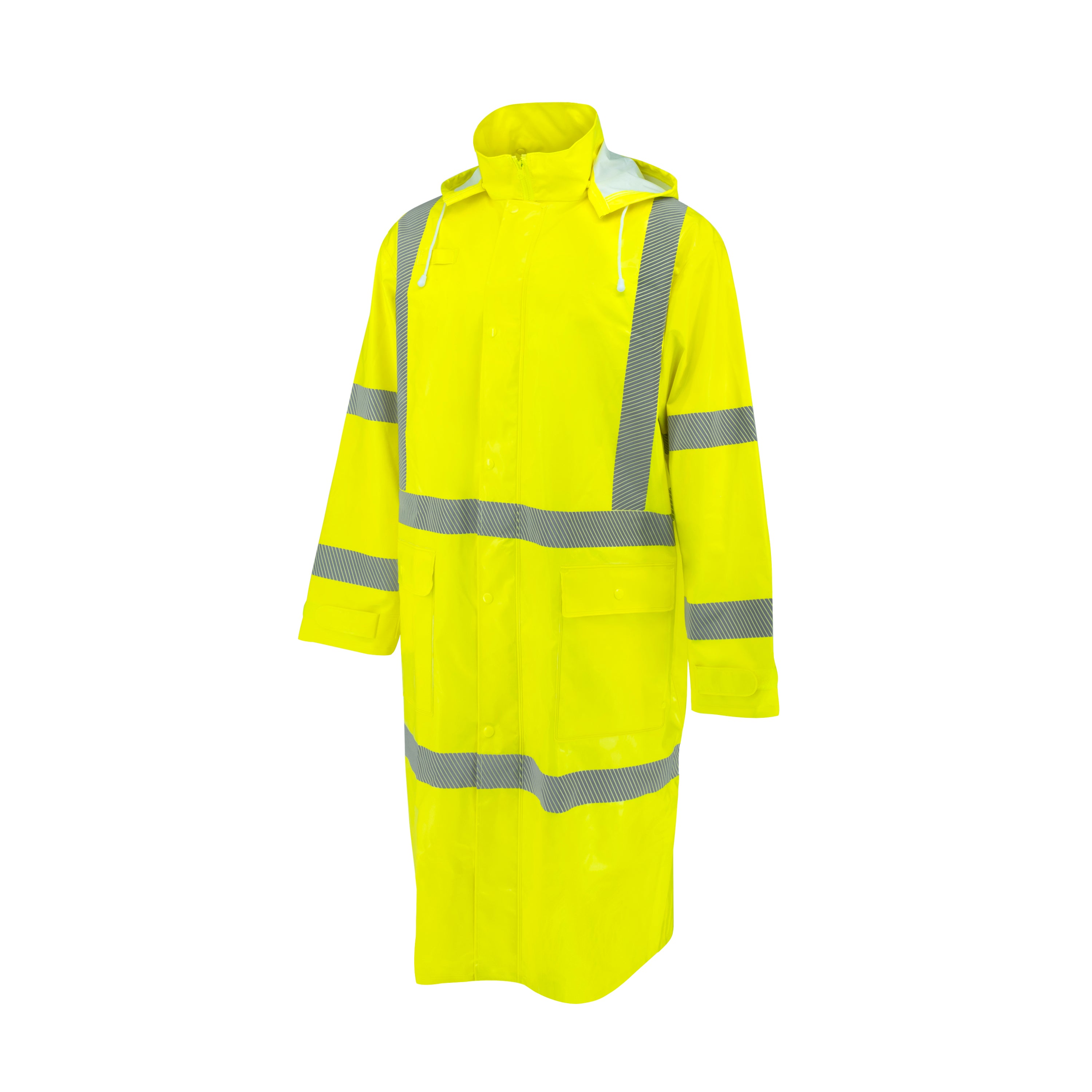 Radians RW08C RW08C Class 3 Self-Extinguishing Raincoat ANSI Class 3 - Welding Helmet