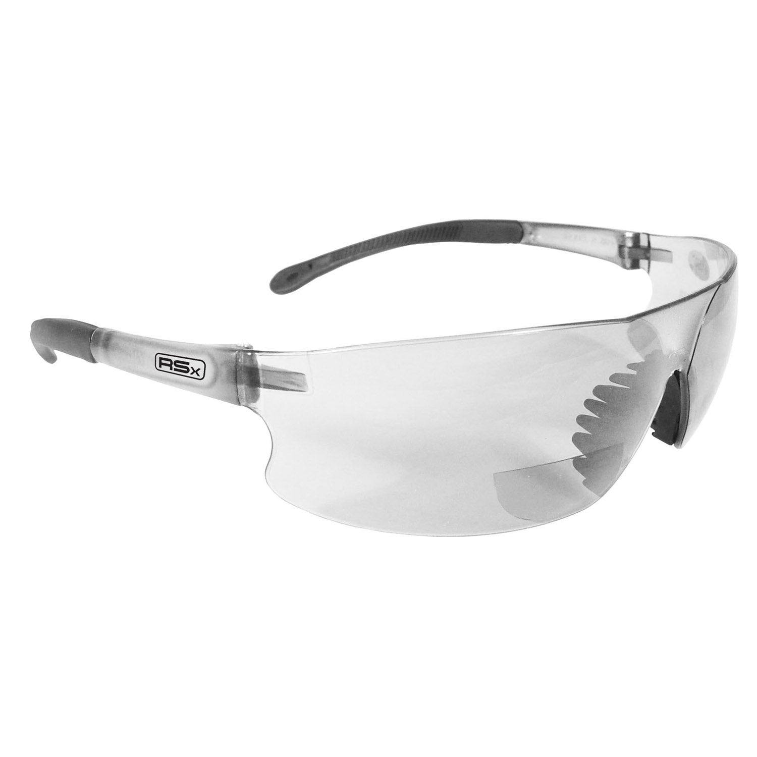 Rad-Sequel RSx™ Bi-Focal Clear Frame Clear Lens 3.0 Diopter