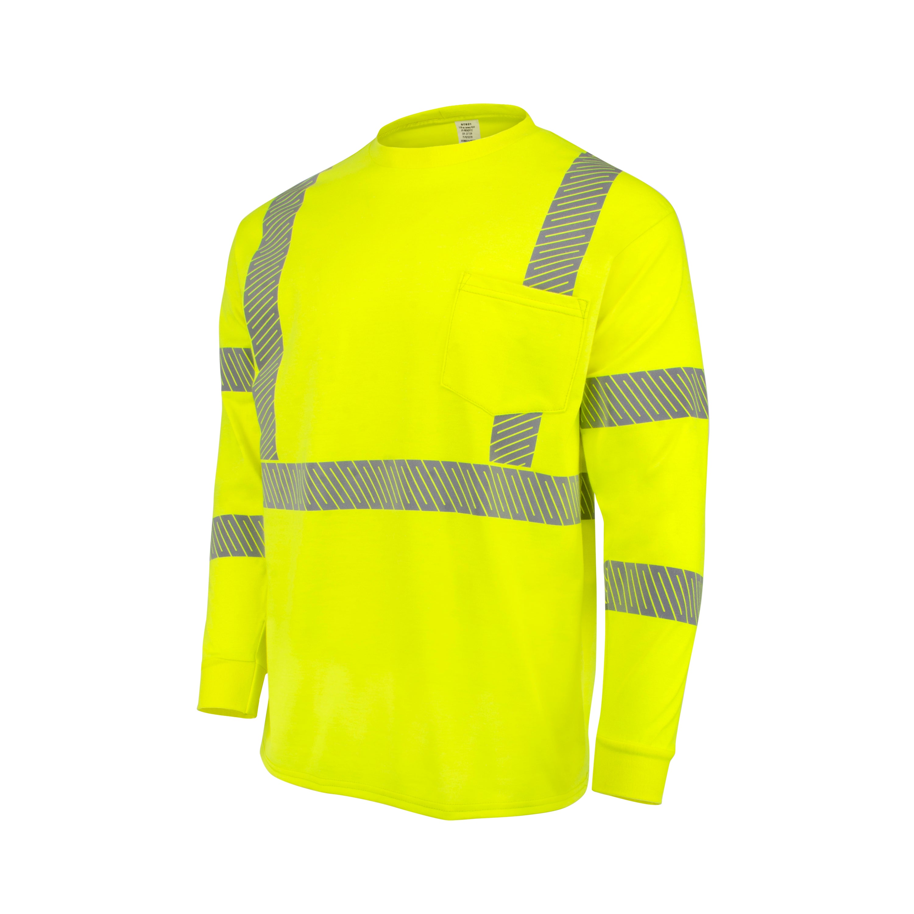 Radians ST921 ST921 Men's Long Sleeve FR T-shirt with Class 3 Segmented Reflective Tape ANSI Class 3 - Safety Shirt