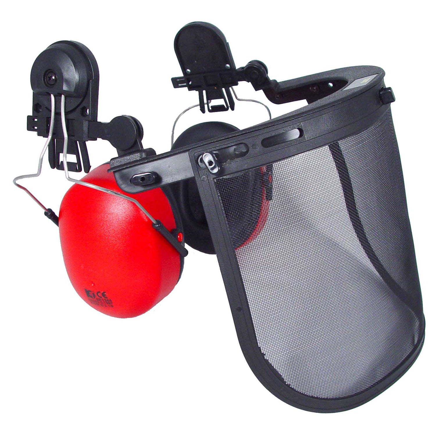 Cap Adapter Wire Mesh Visor & Cap Mount Earmuff
