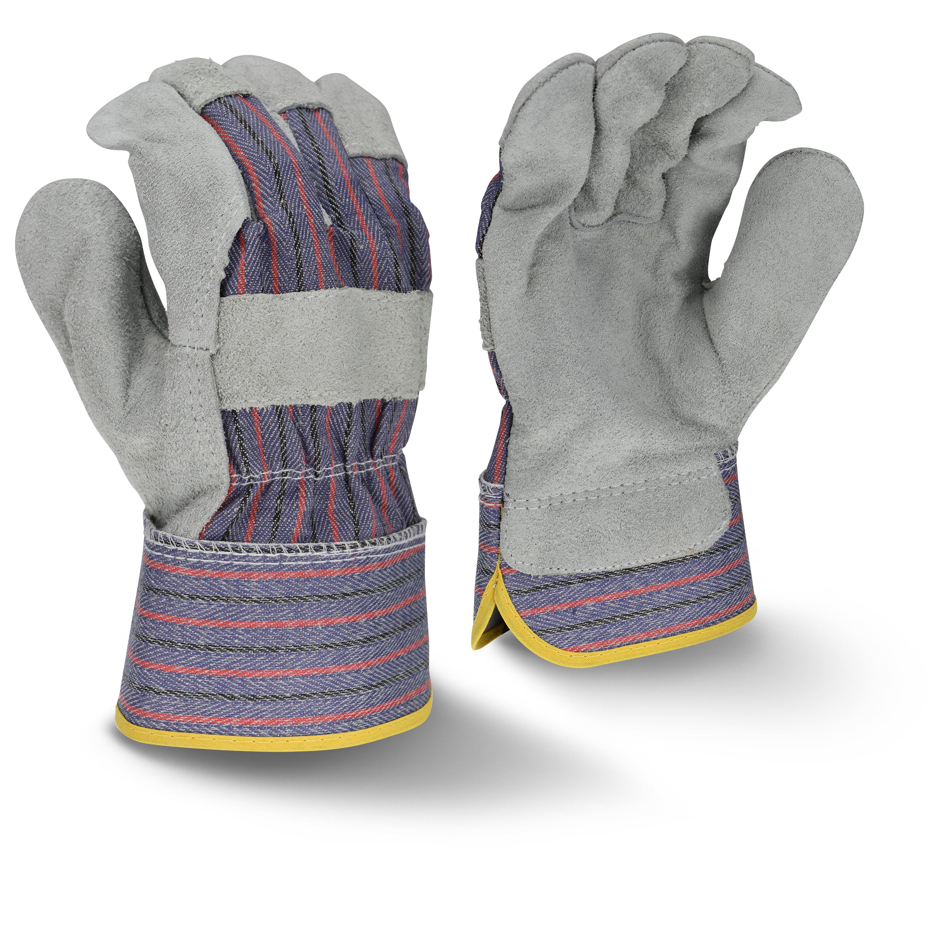 Radians RWG3200 RWG3200 Regular Shoulder Gray Split Cowhide Leather Glove - Work Gloves