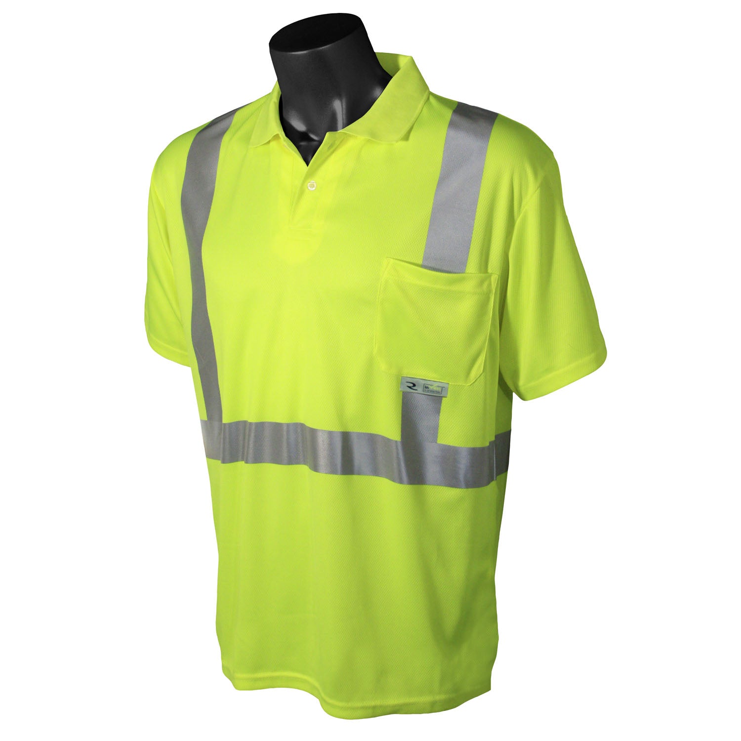 Radians ST12 ST12 Class 2 High Visibility Safety Short Sleeve Polo Shirt ANSI Class 2