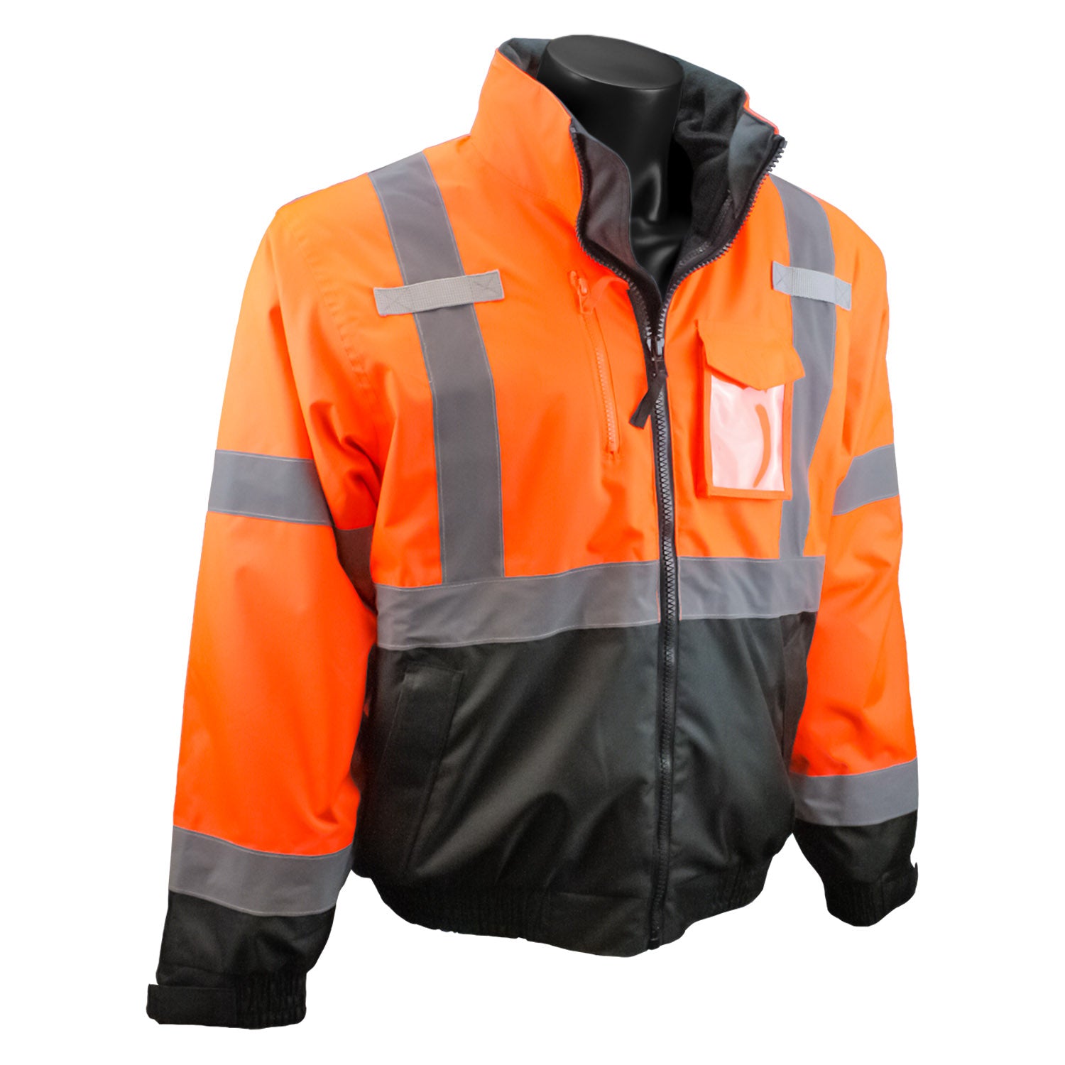 Radians SJ210B SJ210B Three-in-One Deluxe High Visibility Bomber Jacket - Safety Jacket