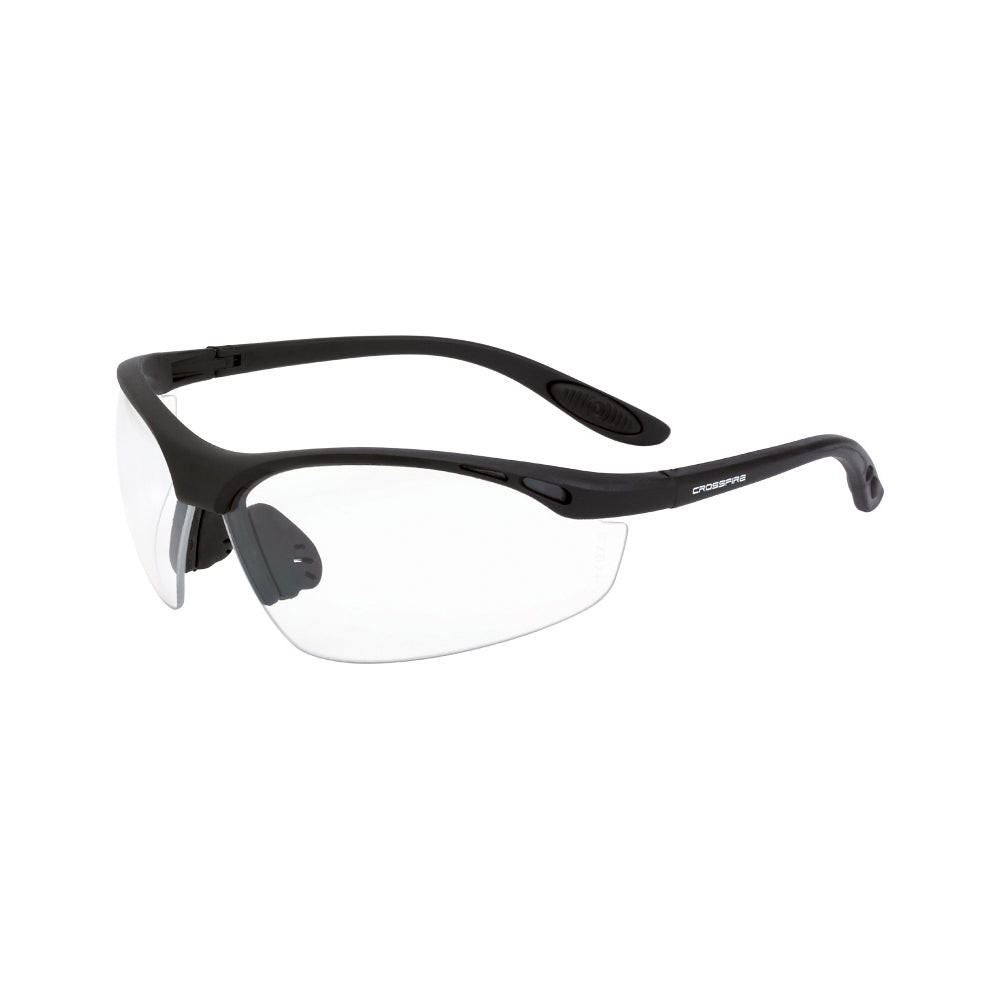 Talon Performance Safety Eyewear Matte Black Frame Clear Lens