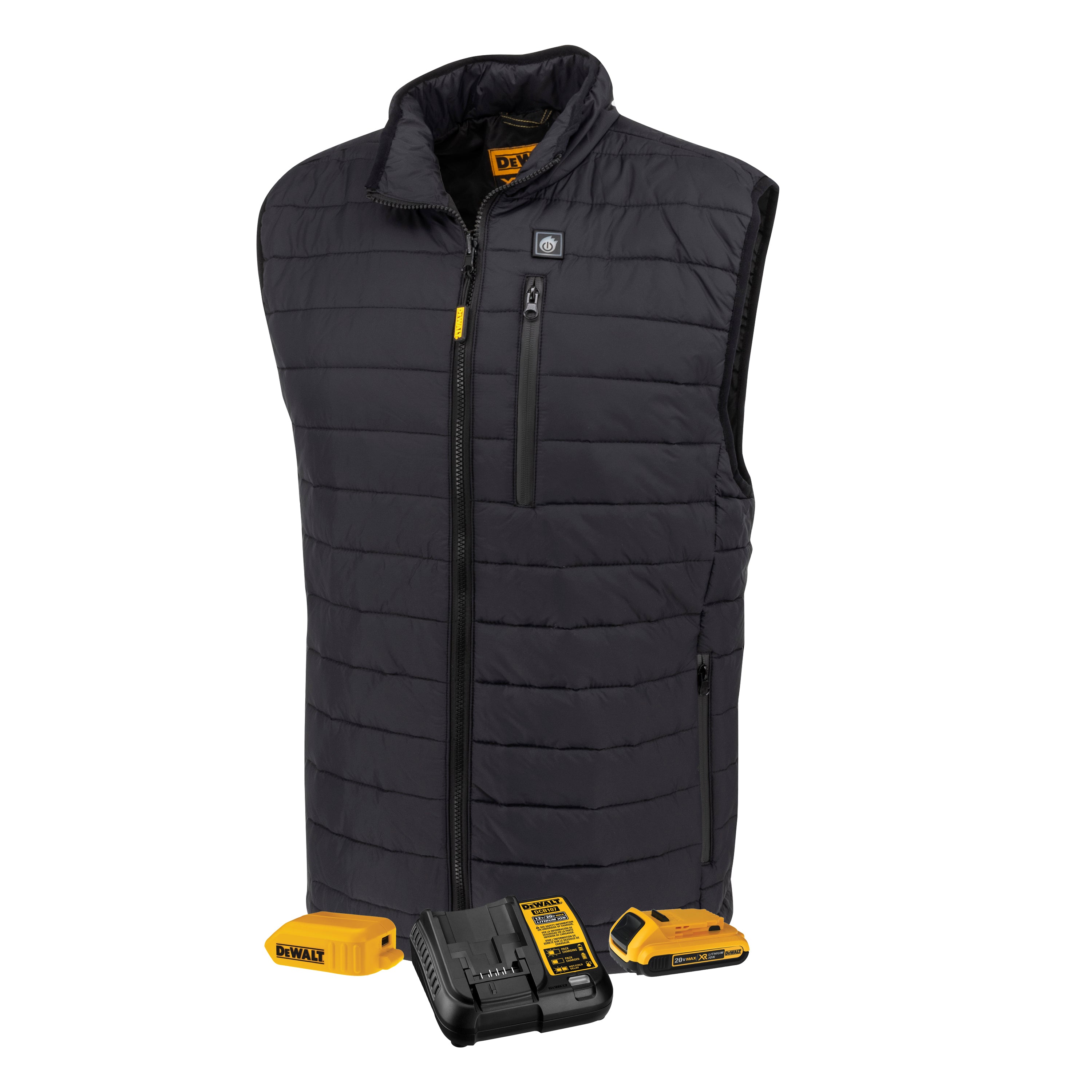 Radians DCHV095BD1 DCHV095B Men's Heated Puffer Vest Kit - Safety Vest