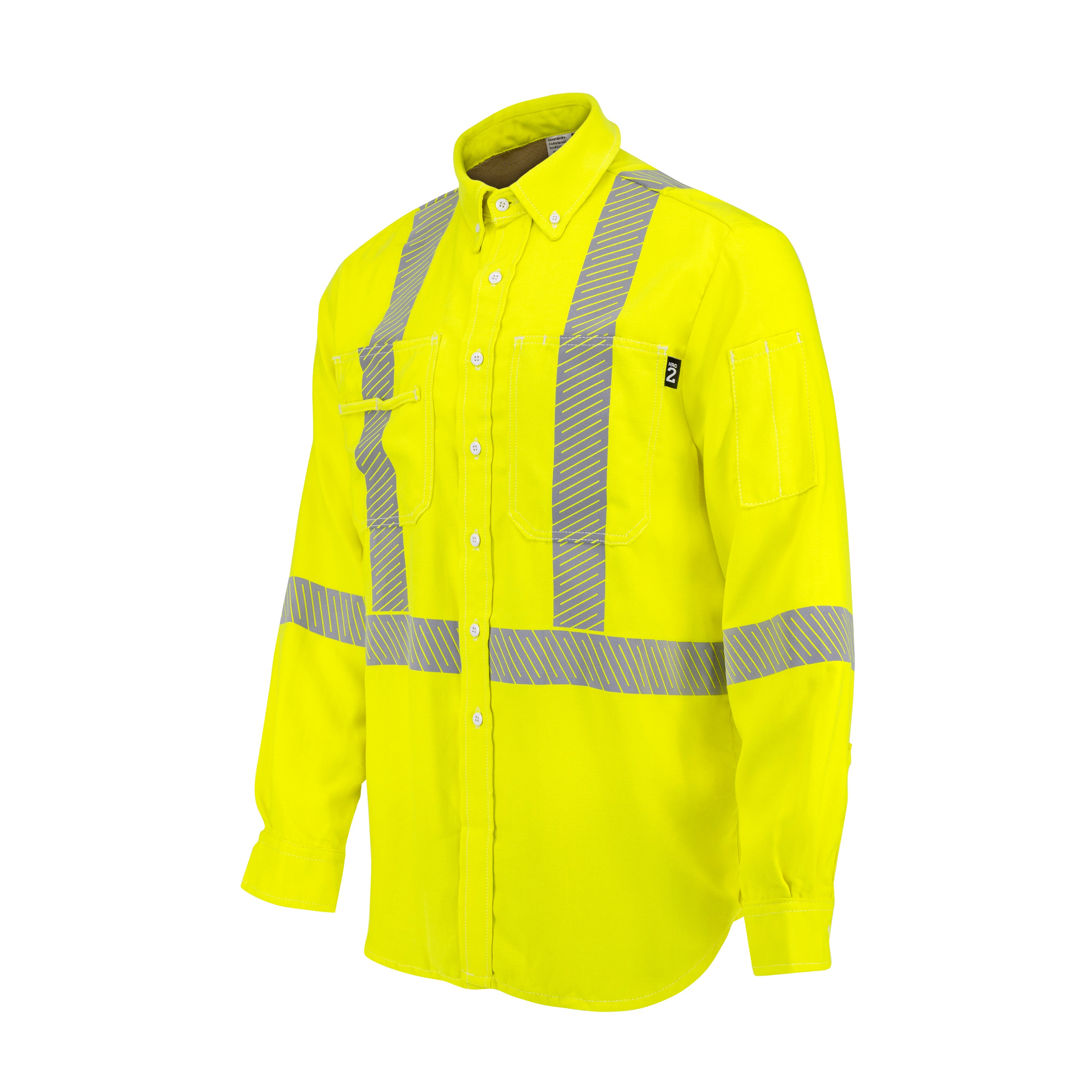 Radians VDH5VSH3 VDH5VSH3 5.7 oz Vented Type R Class 3 Segmented Tape DH Air Workshirt ANSI Class 3 - Safety Shirt